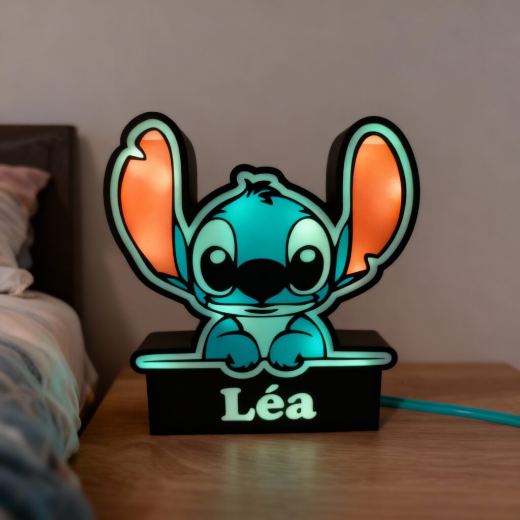 Boite à lumière Stitch