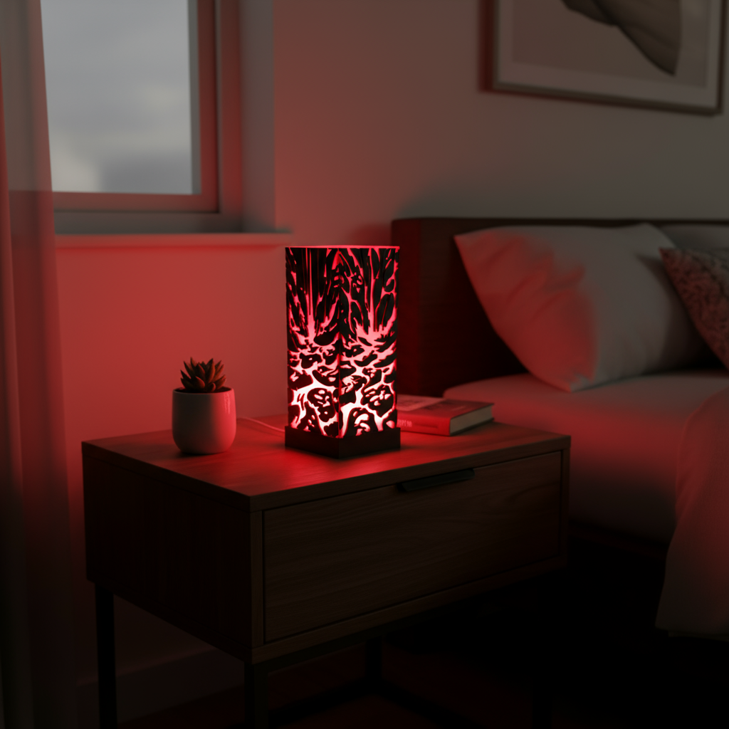 Lampe classique 1 rouge