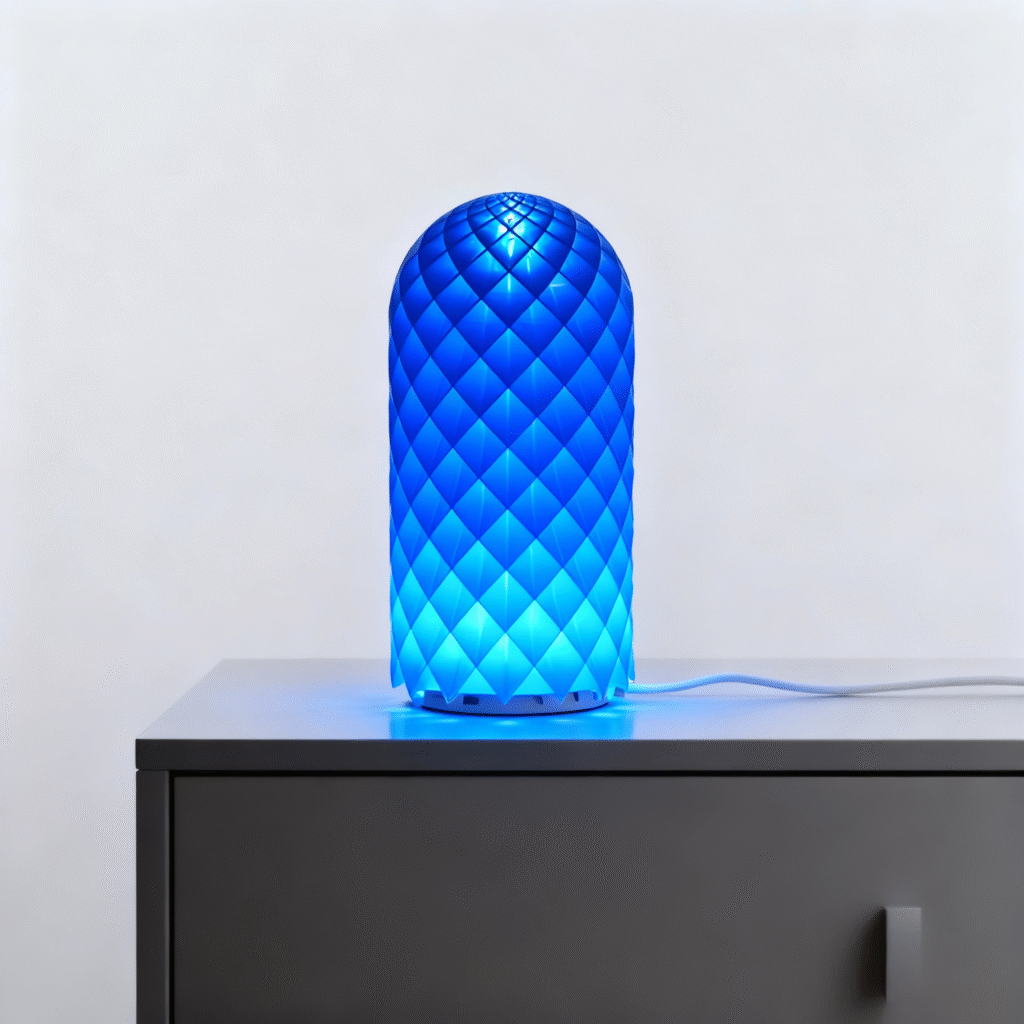 Lampe classique 3 bleu