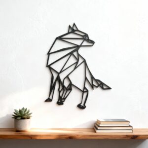 Décoration murale Loup