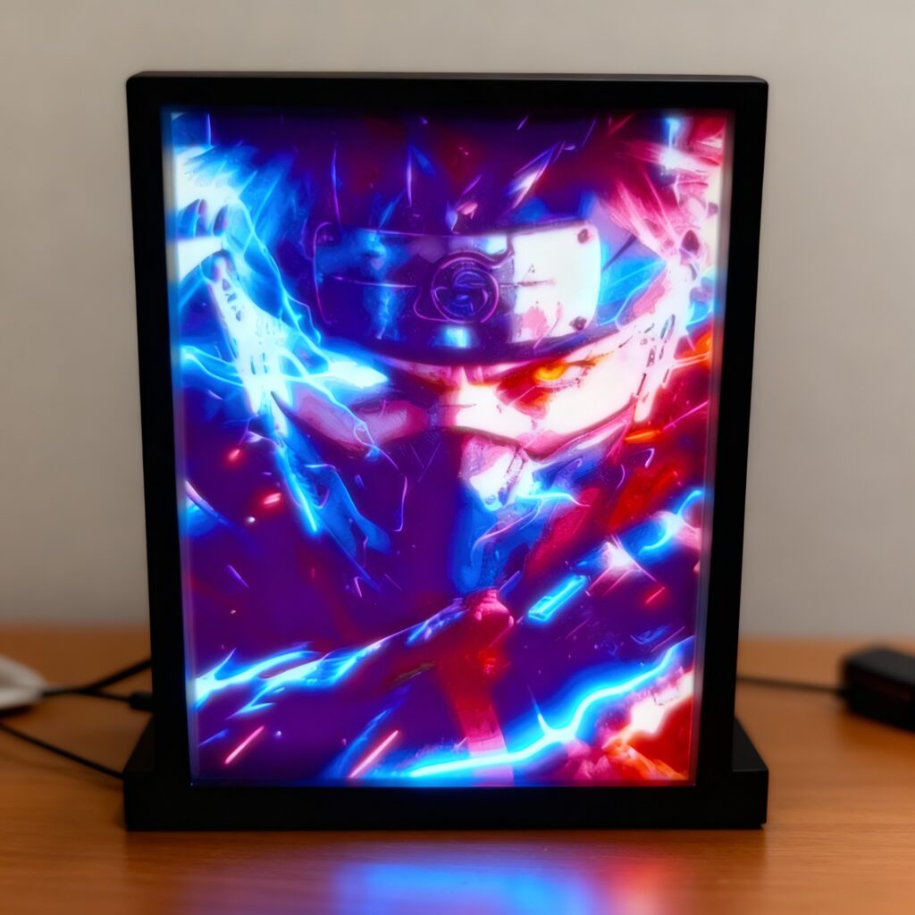 Cadre Lithophanie – Kakashi Hatake (Naruto)