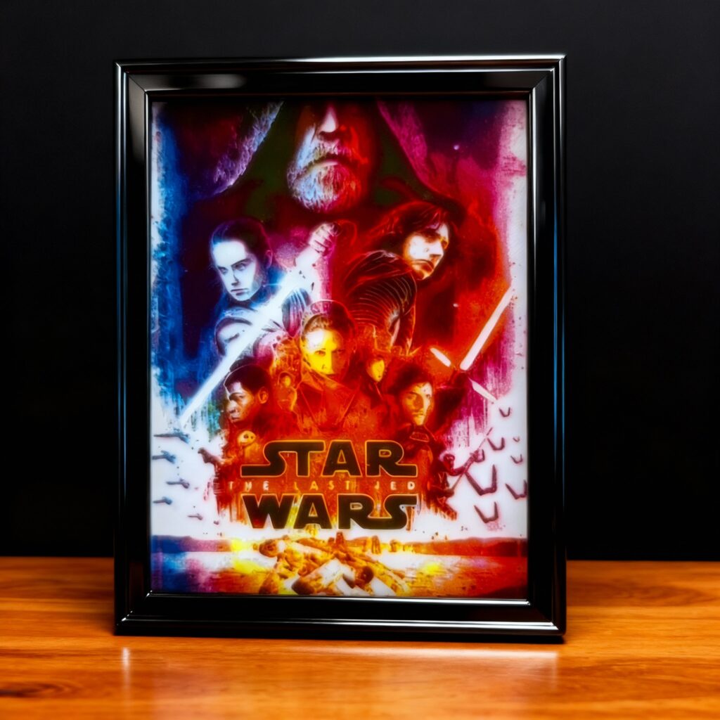 Cadre Lithophanie – Les Derniers Jedi (Star wars)