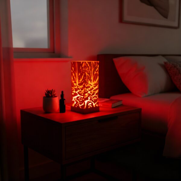 Lampe classique 1 orange
