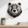 Tête d’Ours Décorative Murale 